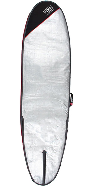 2026 Ocean And Earth Funda Compacta Para Tabla Day Long Oesclb38 - Negro / Rojo